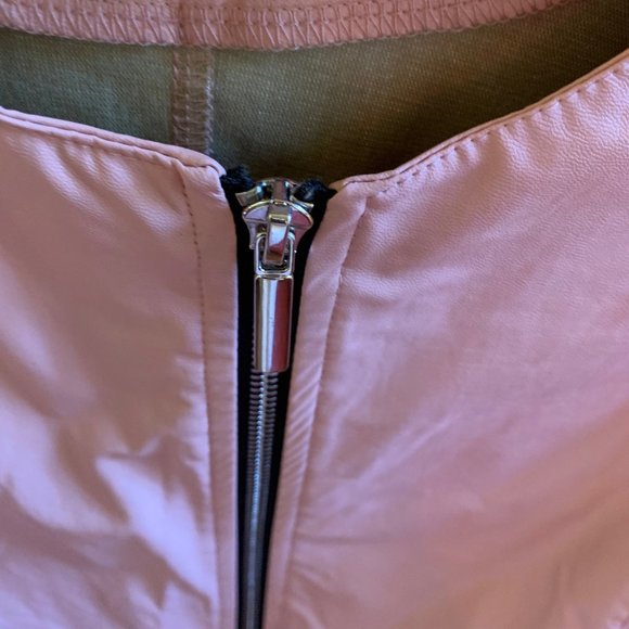 Coat, San Francisco, Pink. Size Medium, False Leather. - Picture 4 of 9